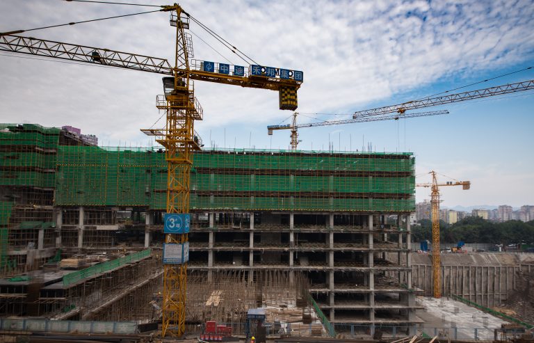 Services for erecting infrastructural structures.